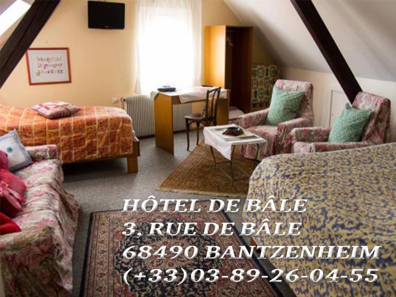 Bantzenheim Hotel De Bale المظهر الخارجي الصورة